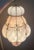 Glass Mid 20th Century Mid Century Modern Italian Mottled Pink Cased Glass Caged Pendant Light Lantern For Sale - Image 7 of 12