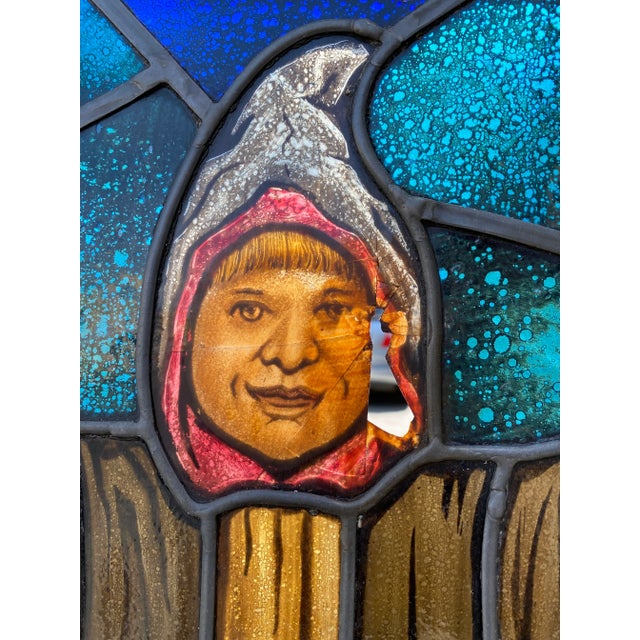 1930s Stained Glass Roundel Windows Featuring Monk City Coat of Arms in Munich For Sale - Image 11 of 13