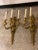 Gold 1920’s Caldwell 3 Lights Bronze Sconces For Sale - Image 8 of 11