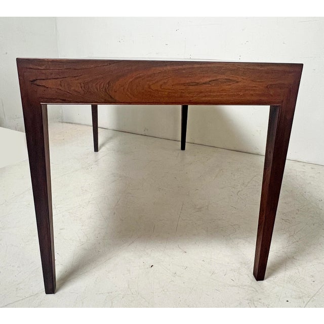 C. 1950s Severin Hansen Model 36 Rosewood Desk for Haslev, Denmark For Sale - Image 12 of 14