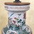 Ceramic Vintage Chinese Famille Verte Style Porcelain Table Lamp With Hand Painted Birds & Peonies For Sale - Image 7 of 18