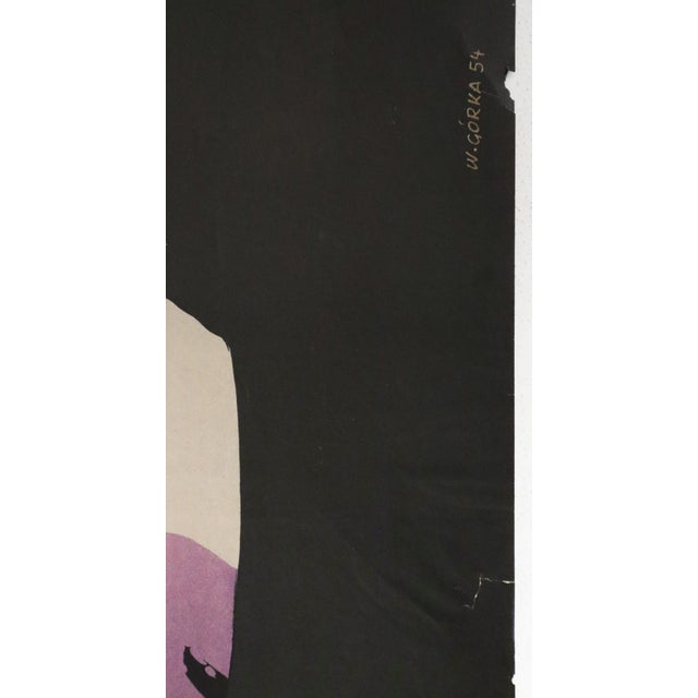 1954 Polish Movie Poster - Tajemnicze Odkrycie - Wiktor Gorka For Sale - Image 4 of 5