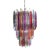 Murano Multicolor Triedri 187 Prism Chandelier, Mariangela Model For Sale