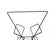 Black Mid Century Modern 1950s Kitsch Magazine Rack Holder Wrought Iron Vintage Richard Galef Restored For Sale - Image 8 of 8
