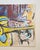 Expressionism Vintage Mid-Century Jazz Musicians Saxophone Trumpet Expressionist Painting For Sale - Image 3 of 4