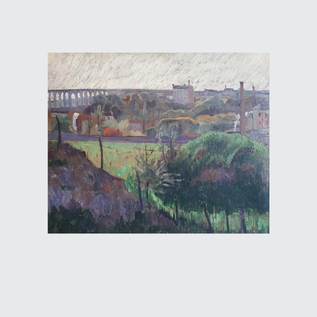 Kai Grunth, Landscape, 1950s, Oil on Board For Sale - Image 7 of 11
