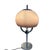Mushroom Table Lamp with Pink Acrylic Shade For Sale - Image 6 of 8