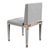 "Perla" Chair With Stainless Steel, Bronze Details, Handmade For Sale - Image 9 of 9