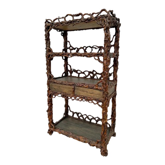 19th Century Japanese Root Shelf For Sale