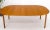 Compact Teak Danish Mid-Century Modern Dining Table w/ Large Leaves Extensions For Sale - Image 9 of 13