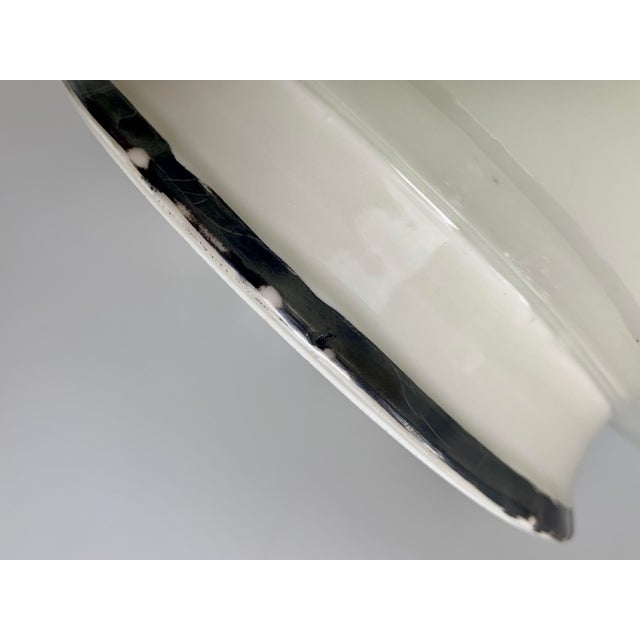 Rare ‘Fox-Hunting Scene' Embossed in a Silver Overlay on an Antique 1920s Bavarian Mitterteich Footed Porcelain Plate For Sale - Image 10 of 13