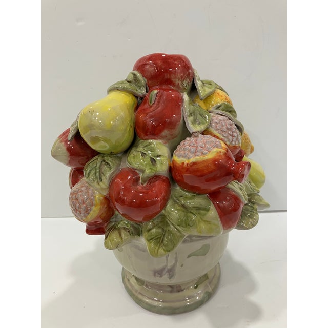 2000 - 2009 Italian Faience Fruit Topiary For Sale - Image 5 of 7
