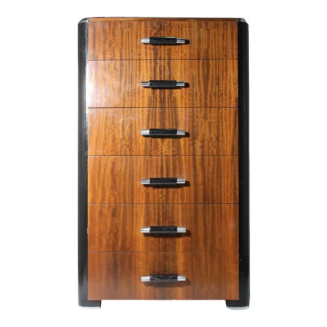 Period Donald Deskey Deco Chest of Drawers For Sale
