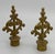 Brass Vintage French Style Candelabra Pair of Finial Parts for Lamps, Curtains, Clocks For Sale - Image 8 of 12