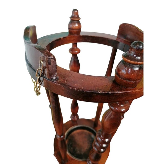Wooden Umbrella Stand, 1950s, in Flawless conditions. Designed 1950 to 1959