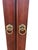 1990s Ethan Allen British Classics Curio Cabinet China Hutch Display Breakfront Cherry For Sale In Philadelphia - Image 6 of 14