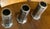 Early 20th Century Set of 3 Silvered Bronze Bud Vases From the Late 19th-Early 20th Century For Sale - Image 5 of 6