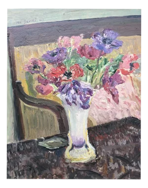 Maurice Sarkissoff, Nature Morte, 1942, Oil on Cardboard, Framed