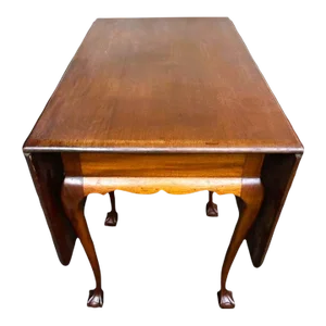 Antique English Style Mahogany Gate Leg Table - Made in Cambridge, Massachusetts Early 20th Century