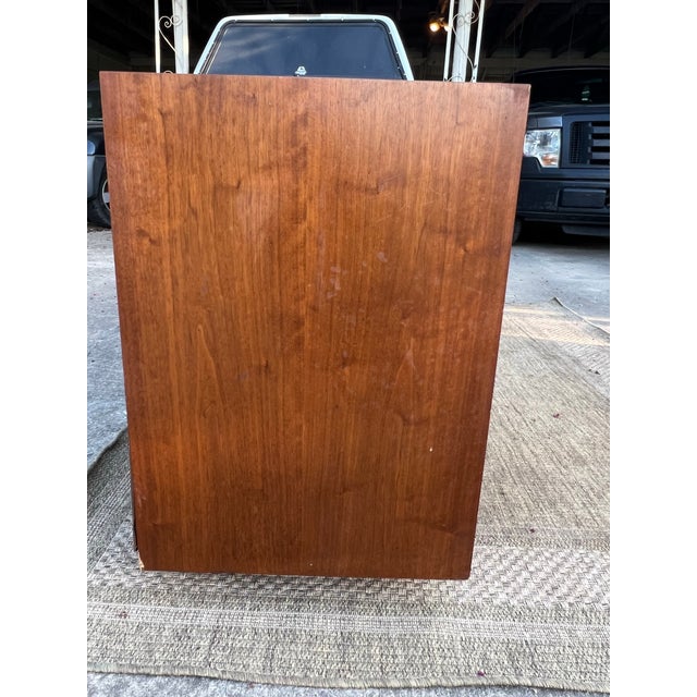 1960s Lane 1st Edition Mid Century Walnut Plinth Base Credenza For Sale - Image 12 of 12
