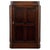 A handsome English Edwardian corner cabinet dating from the early 20th century, finely constructed in oak and designed to...