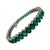 2020s 20 Ct Oval Shaped Emerald Bezel Set Bracelet 14k Yellow Gold, 21gm, 7" Long For Sale - Image 5 of 8
