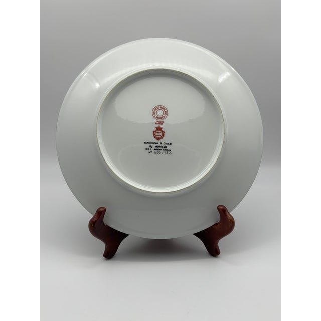 Vintage Ch Field Haviland Limoges Madonna & Child Decorative Plate, 1653 of 7500 For Sale - Image 12 of 13