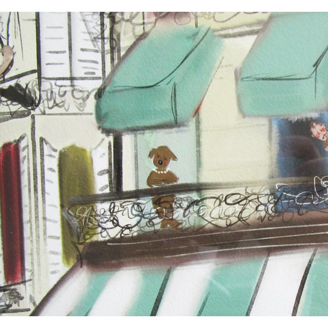 Paper Grace Travels the World: Paris, Framed Print For Sale - Image 7 of 7