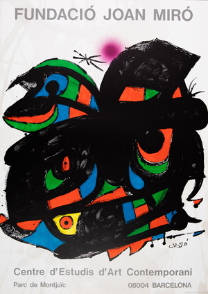 Joan Miro, Expo 76 Fundacio Joan Miro, Lithograph