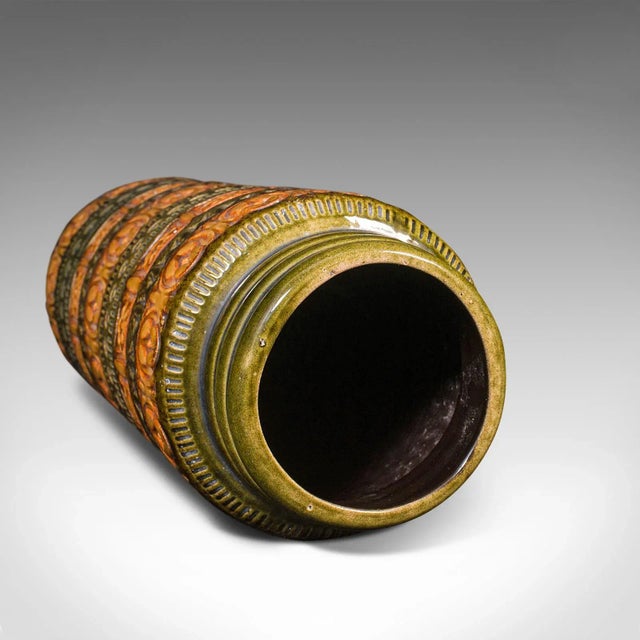 1970s Vintage German Ceramic Flower Vase For Sale - Image 6 of 10