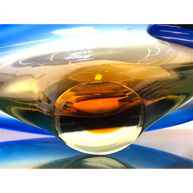 Vintage Sommerso Murano Glass Catchall, 1960s For Sale - Image 10 of 12