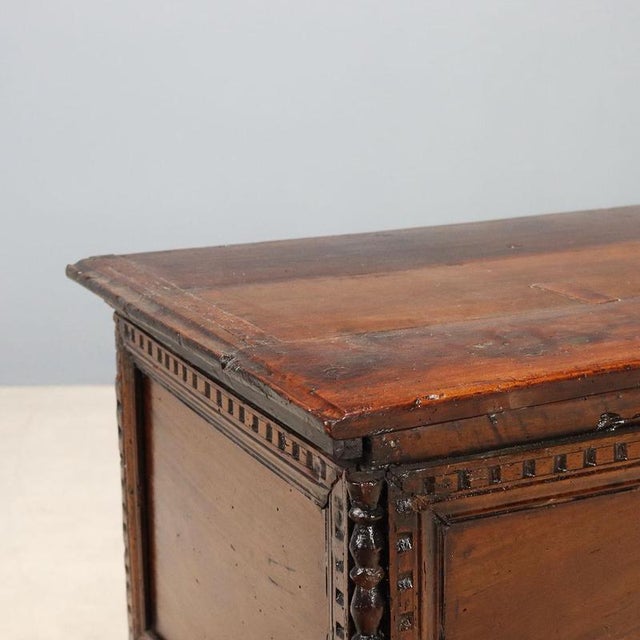 18th Century Walnut Chest with Moldings For Sale - Image 6 of 13