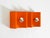 A rare pair of original 1960s space age metal wall lamps. designed by klaus hempel for kaiser leuchten. Made in germany. a...