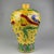 Yellow Striking Yellow-Ground Chinese Porcelain Meiping Vase With Raised Dragon Motif For Sale - Image 8 of 8