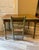 Mid 20th Century Vintage Primitive Farmhouse Table & Rush Seat Chair Set | Dining or Desk For Sale - Image 5 of 12