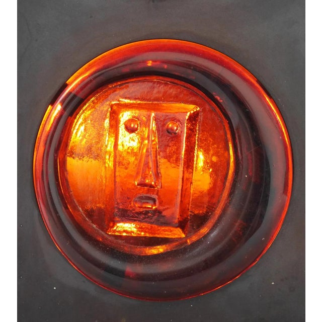 Brown Modern Scandinavian Art Glass Pendant by Erik Höglund and Hans Bergström for Atelje Lyktan, 1960s For Sale - Image 8 of 11