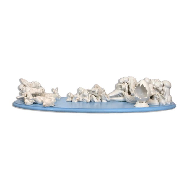 Mike Kelly Firewood Ceramic, Mdf, Paint & Epoxy Contemporary Wall Hanging Sculpture 2003 - Set of 3 For Sale - Image 4 of 12