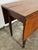 Brown Vintage Early American Solid Wood Drop Leaf Table For Sale - Image 8 of 9