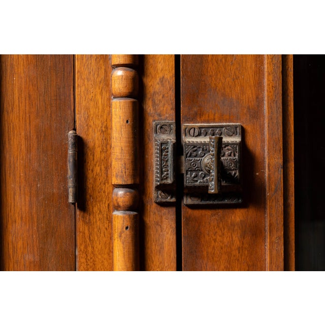 Wood C. 1900 Walnut Apothecary Cabinet For Sale - Image 7 of 12