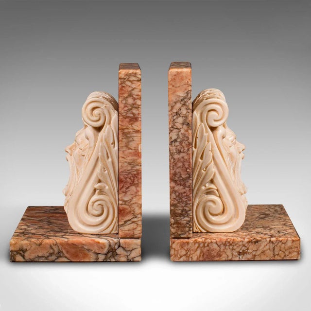 Mid 20th Century 1940's Vintage Decorative Bookends For Sale - Image 5 of 9