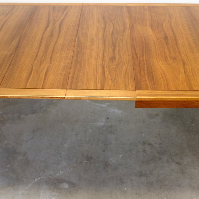 1950s Attributed to Lane “Copenhagen” Walnut & Ash Dining Table For Sale - Image 13 of 18