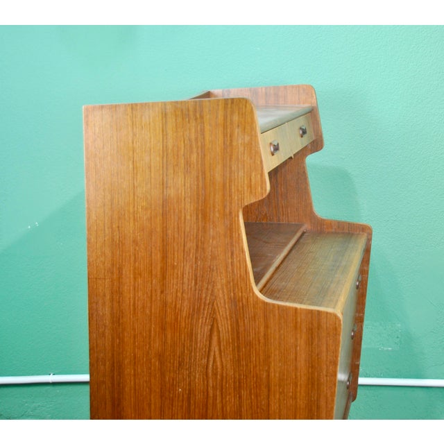 Danish Desk in Teak Veneer, 1960s For Sale - Image 17 of 18
