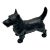 Very Nice Vintage Hubley Manufacturing Co. Cast Iron Standing Scottish Terrier - Scottie Dog Doorstop - Circa 1930s For Sale