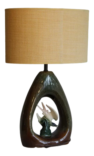 Fifties California Sculptural Table Lamp.