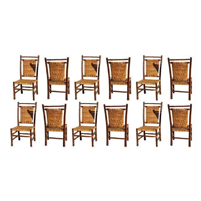 Vintage Chairs and Armchairs, 1960, Set of 12 For Sale