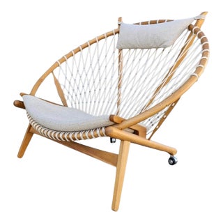 Outdoor Mayan Sunset Rope Chair For Sale