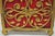 Late 20th Century Vintage Hollywood Regency Style Gold Gilt Metal Red Jewelry Trinket Storage Box For Sale In Philadelphia - Image 6 of 12