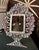 Silver Vintage Sterling Silver Taxco Picture Frame, Turquoise Coral Amethyst Gemstones For Sale - Image 8 of 12