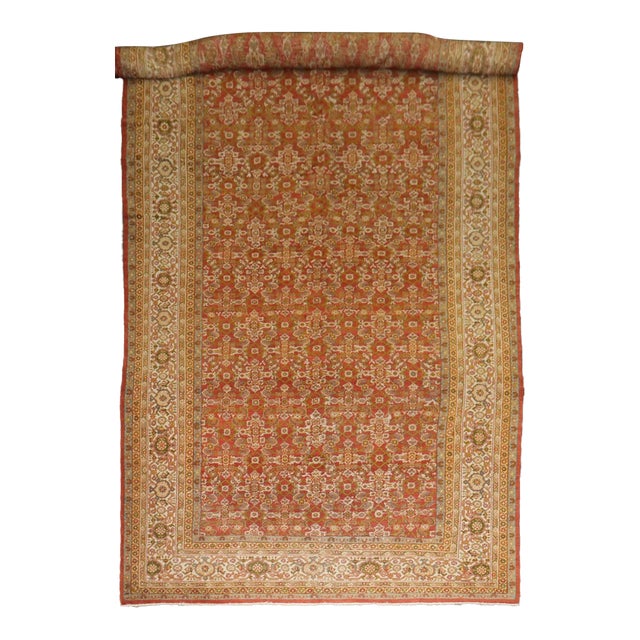 Large Herati Rare Size Persian Mahal Rug no. 10948 For Sale