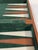 Vintage Mid-Century Green and Brown Striped Backgammon Game Set in Travel Case For Sale - Image 15 of 17